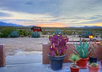 Stagecoach sunset at Dude Ranch