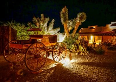 Antique Buckboard wagon at Dude Ranch