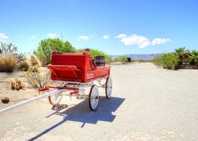 Antique Wagon at Dude Ranch