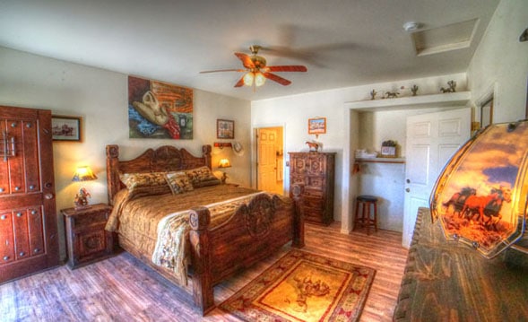 Dude ranch accommodation King Bedroom