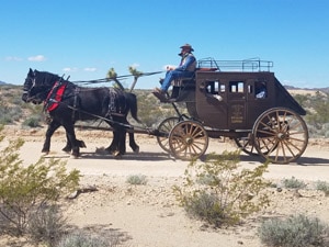 Popular ranch activity Stagecoach rides