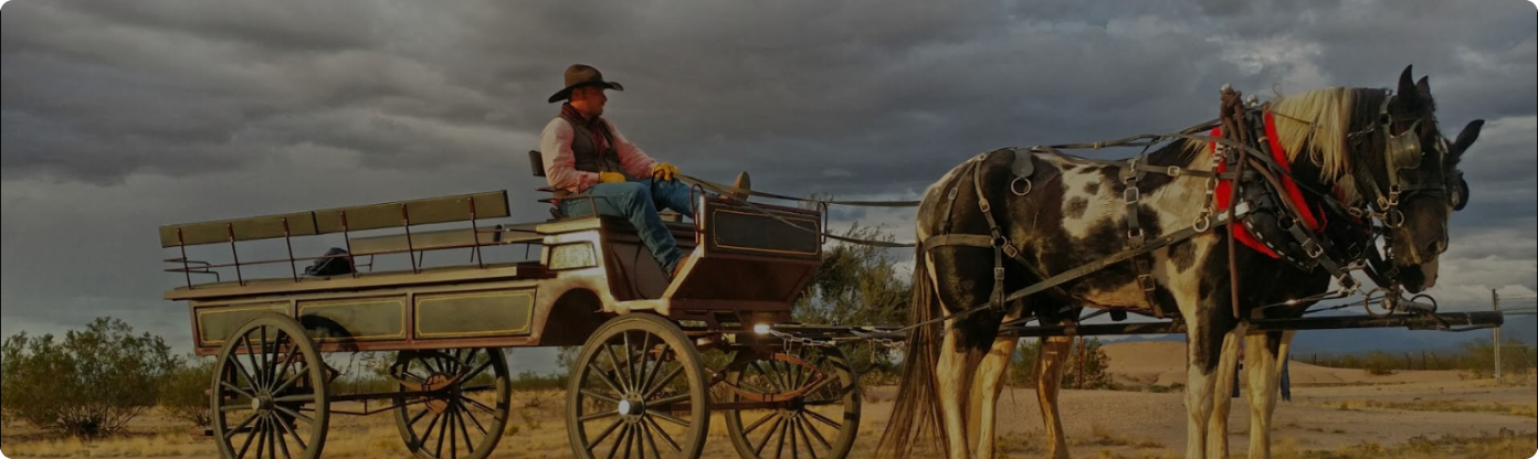 Wagon rides at an all-inclusive dude ranch