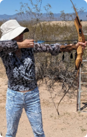 Archery at an Arizona all-inclusive dude ranch